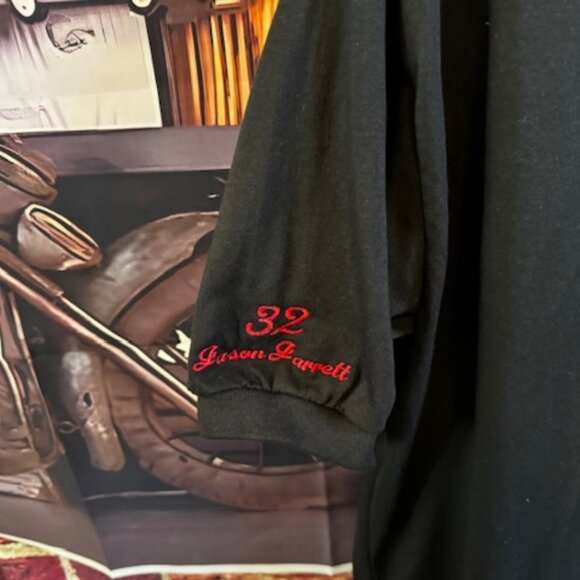 Jason Jarrett Caradco Racing Mens Team Issued Polo Shirt Size 3XL - Picture 3 of 5